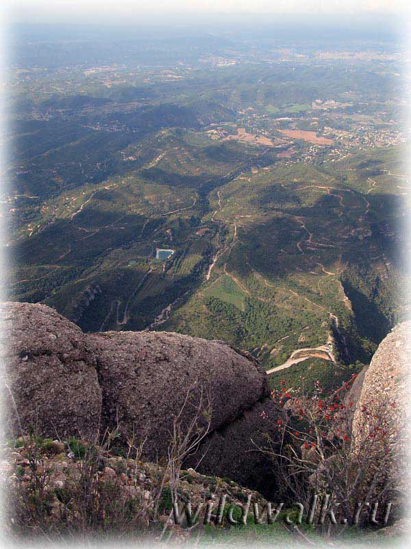 Вид с вершины Сант-Жерони. Фото.